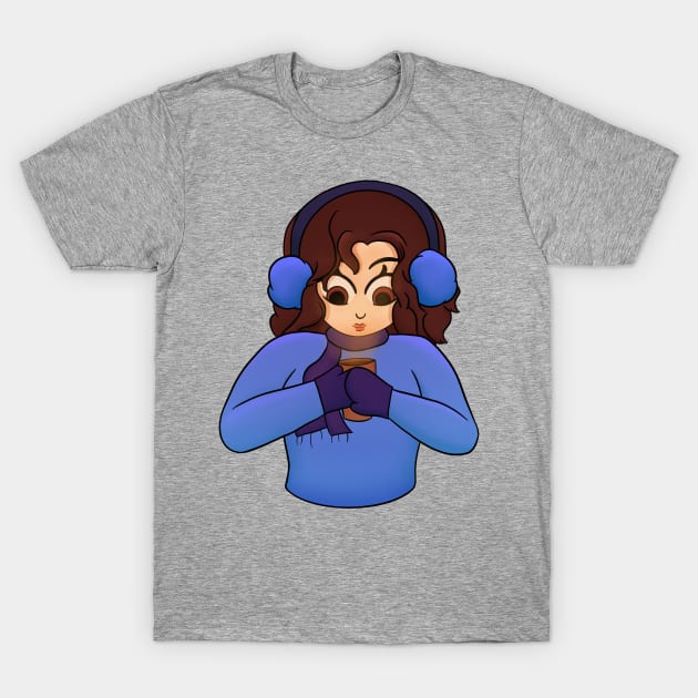 Bundled Up For Winter T-Shirt by StressBall